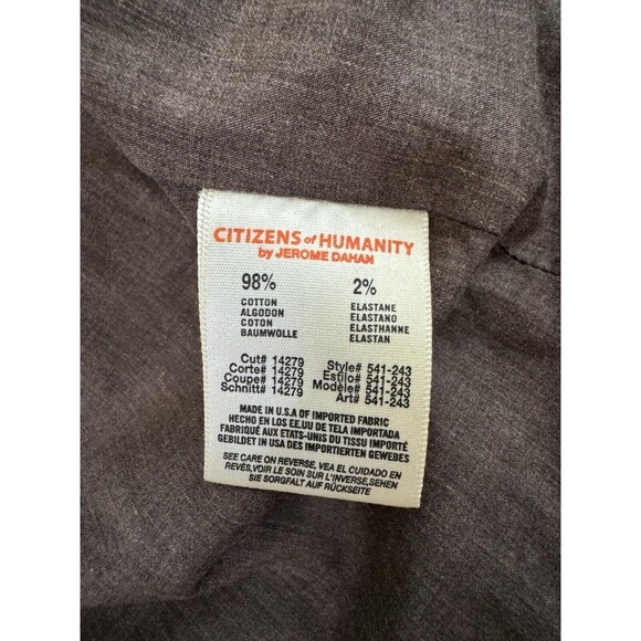 Citizens of Humanity Denim Patchwork Moto Jacket Women’s Small - Picture 7 of 7